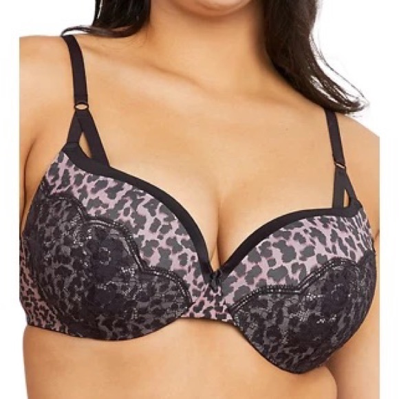 💥 SALE NWT Push-Up and In Push-up Bra In Leopard - Picture 2 of 8